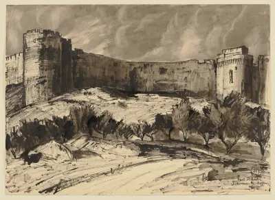 Fort Saint-André in Villeneuve-les-Avignon – nr 1 av Hermann Lismann