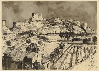 Les Baux-de-Provence av Hermann Lismann