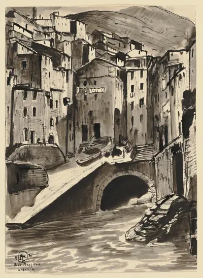 Riomaggiore av Hermann Lismann