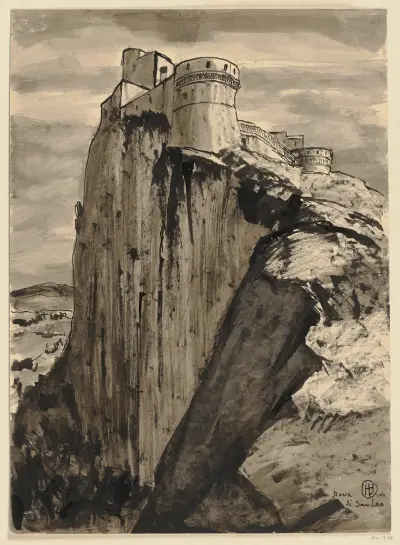 Rocca di San Leo av Hermann Lismann