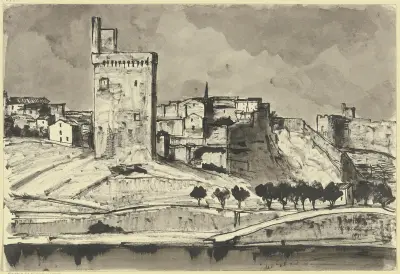 Villeneuve-les-Avignon av Hermann Lismann