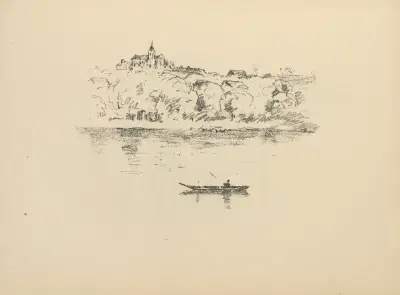 An der memel in Grodno av Hermann Struck