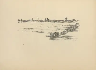 Blick auf Kowno av Hermann Struck