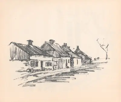 Bygata i Rzgow av Hermann Struck
