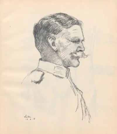Excellenz von Mackensen. Skizze av Hermann Struck