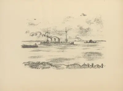 Im Hafen von Libau av Hermann Struck