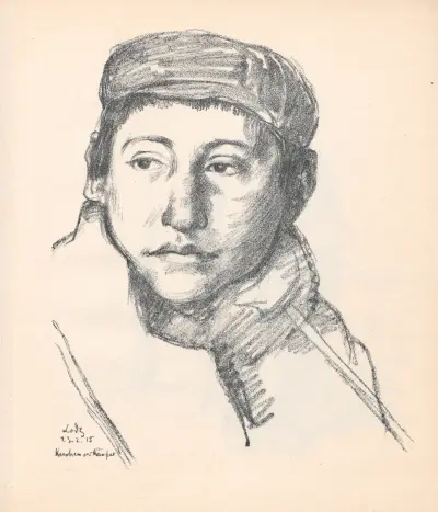 Kakutförsäljerska i Łódź I av Hermann Struck