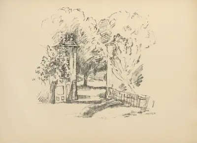 Parkentré i Grodno av Hermann Struck