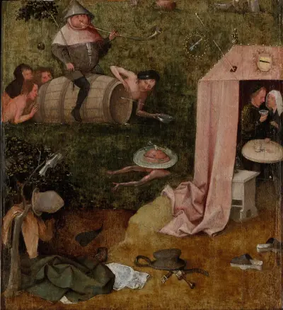 En allegori över omåttlighet av Hieronymus Bosch