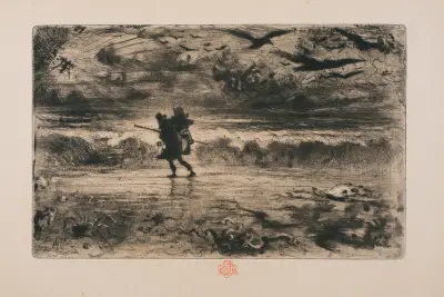 The Marine Painter av Félix Hilaire Buhot