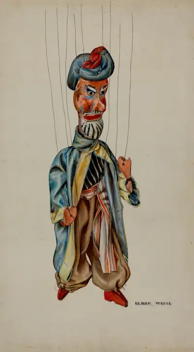 Marionette – Ahab av Hilda Olson