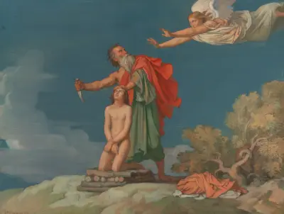 The Sacrifice of Isaac av Jean-Hippolyte Flandrin