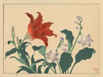 Lily av Sakai Hōitsu