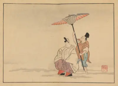 Sakai Hōitsu gajō, Pl.18 av Sakai Hōitsu