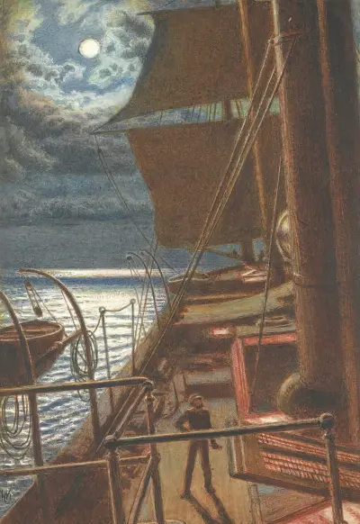 Homeward Bound (The Pathless Waters) av William Holman Hunt