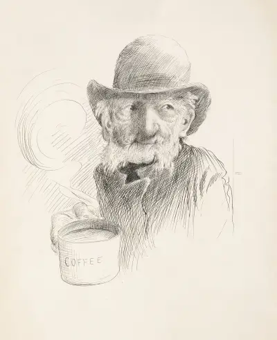 Only a Cup of Coffee av Homer Davenport