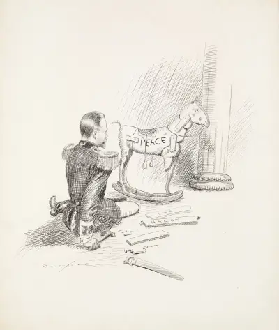 Trying to fix up his pet hobby av Homer Davenport