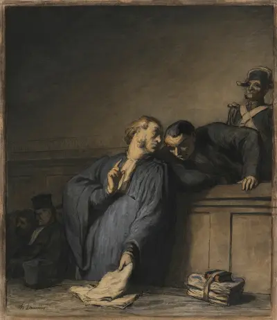 Ett kriminellt fall av Honoré Daumier