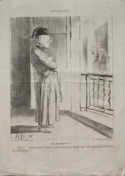 A Decemberist von Honoré Daumier