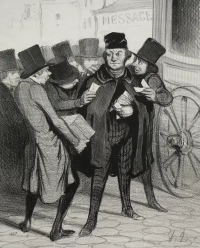 En nöjestripp till Paris av Honoré Daumier