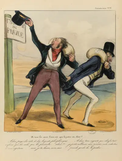 A tous les cœurs bien nés que la patrie est chère von Honoré Daumier