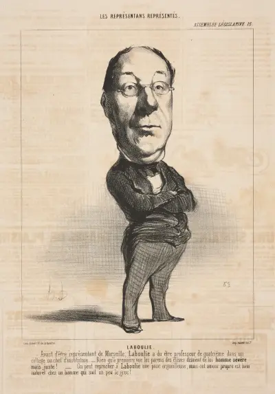 Abulia – Innan han blev Marseilles representant, den slappe . . . Någon grek av Honoré Daumier