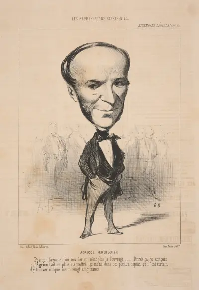 Agricol Perdiguier av Honoré Daumier