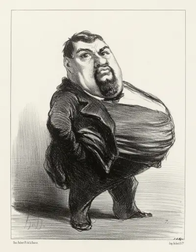 Antony Thouret av Honoré Daumier