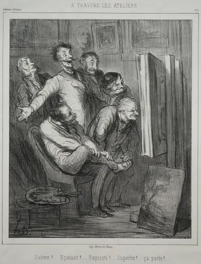 Around the Studios von Honoré Daumier
