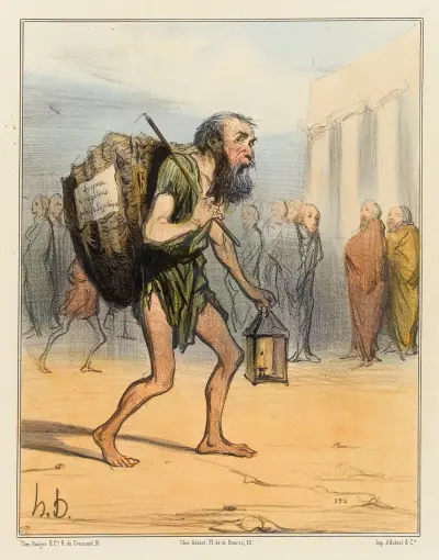 Bon mot du Temps av Honoré Daumier