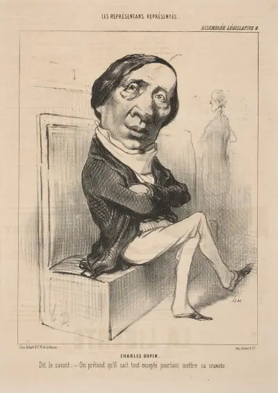 Charles Dupin av Honoré Daumier