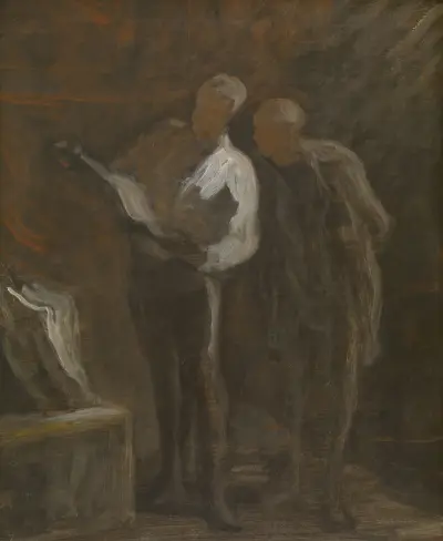 Konstsamlare av Honoré Daumier