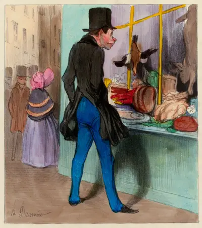Naturhistoriens lektioner 12: Krokodilen av Honoré Daumier