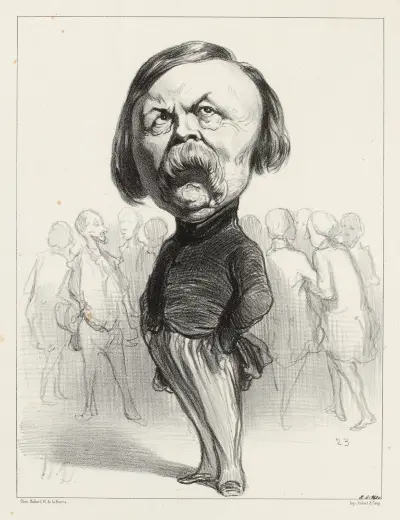 David d’Angers av Honoré Daumier