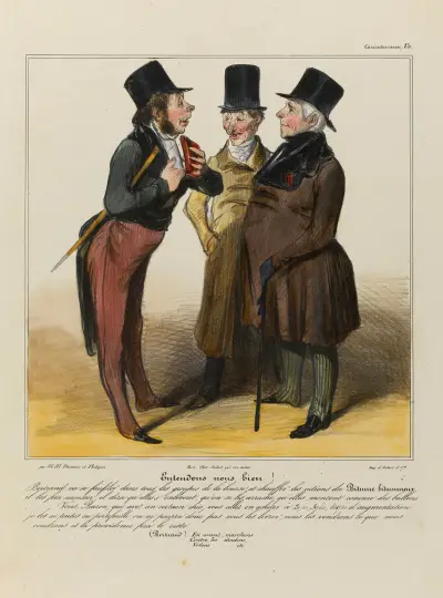 Låt oss förstå varandra av Honoré Daumier