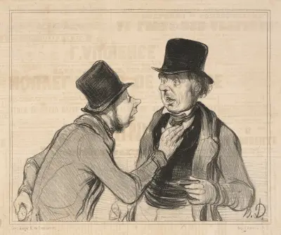 Es sir, you are not from Paris, we see this and I warn you! An individual without l av Honoré Daumier