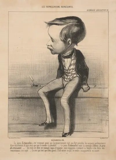 Estancelin av Honoré Daumier