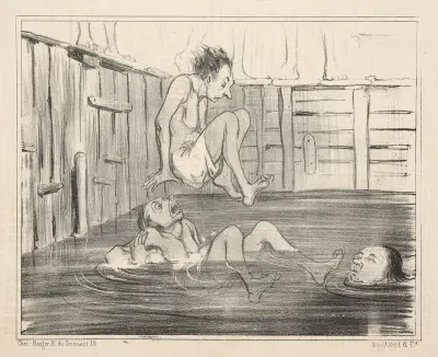 False position av Honoré Daumier