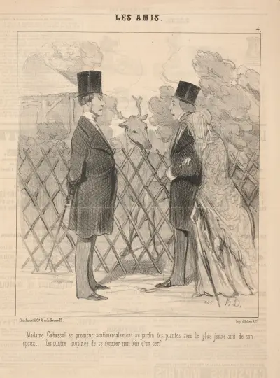 Friends av Honoré Daumier