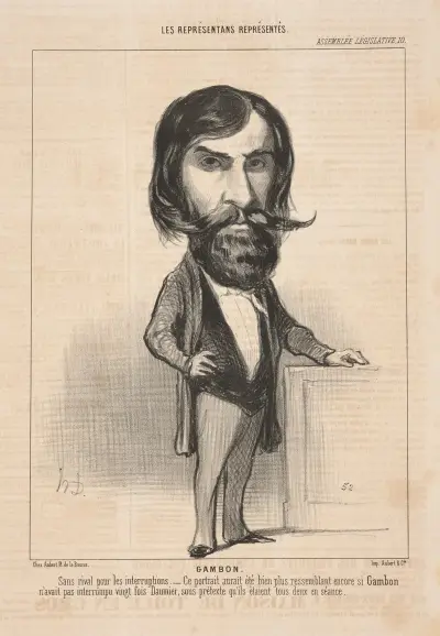 Gambon. Unrivaled for interruptions – This portrait . . . Both in show av Honoré Daumier