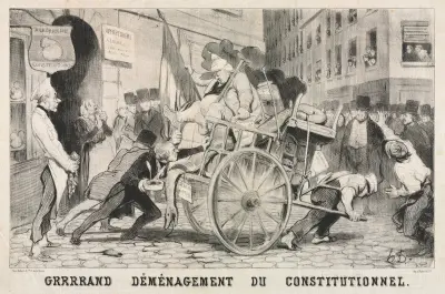 Great Removal of the Constitutional Establishment av Honoré Daumier