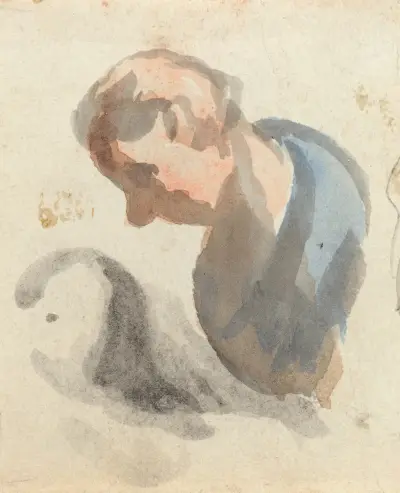 Manshuvud VII av Honoré Daumier