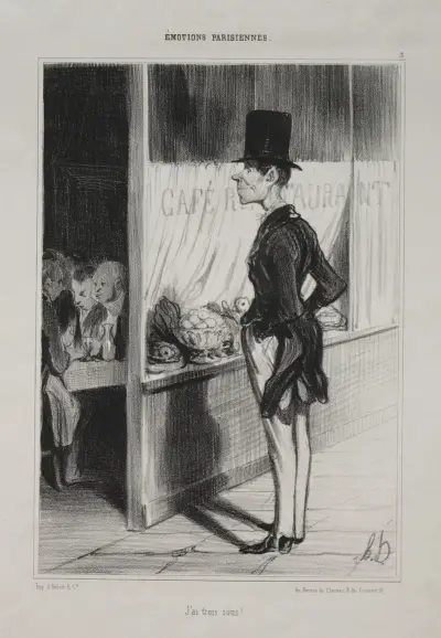 I Have Three Sous! av Honoré Daumier