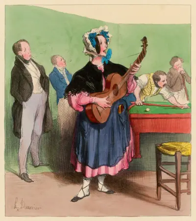 La cigale von Honoré Daumier