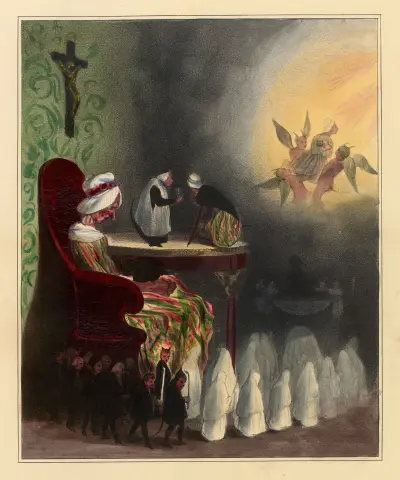 La mère Bridon va-t’en enfer von Honoré Daumier