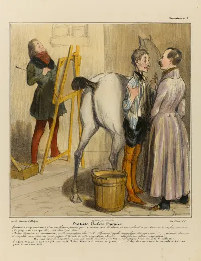 L’artiste Robert Macaire von Honoré Daumier