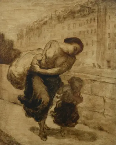 Le Fardeau av Honoré Daumier