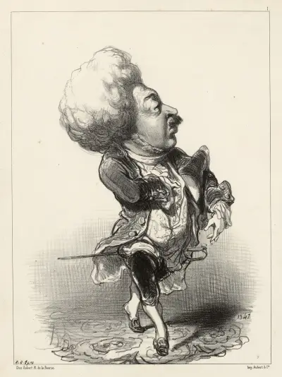 Markis de Marrast av Honoré Daumier