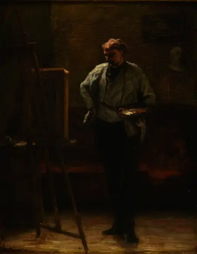Le Peintre von Honoré Daumier