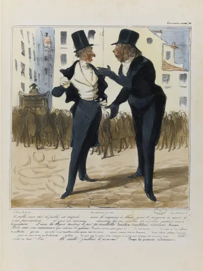 Le public, mon cher, le public est stupide von Honoré Daumier